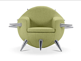 Fabric armchair with armrests Adrenalina Bomb IMB1070210, IMB1070211, IMB1070212, IMB1070213, IMB1070214, IMB1070826, IMB1070216