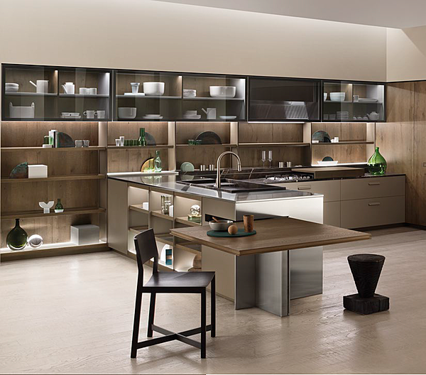 Modern style kitchen Ernestomeda Soul due factory Ernestomeda from Italy. Foto №11