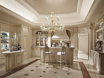 Kitchen with island Desiderio Villa by Martini Interiors Kitchen with island Desiderio Villa by Martini Interiors factory MARTINI INTERIORS from Italy