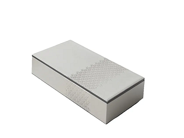 Leather storage box GIORGETTI GA467G, GA466G factory GIORGETTI from Italy. Foto №2