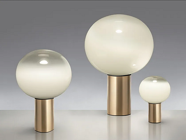 LED table lamp made of blown glass Laguna Artemide factory Artemide from Italy. Foto №1