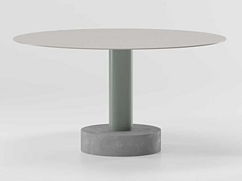 Круглый стол из алюминия KETTAL Roll Contemporary Style