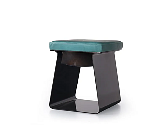 Low stool with integrated cushion Borzalino Clio EUClPOUF Low stool with integrated cushion Borzalino Clio EUClPOUF factory Borzalino from Italy