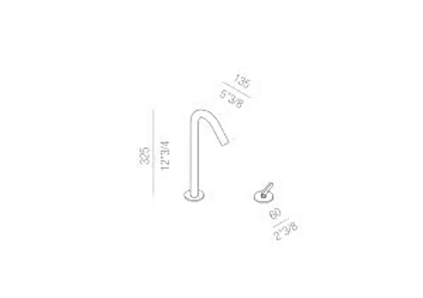 Stainless Steel Square Washbasin Mixer 2 Hole AGAPE factory Agape from Italy. Foto №11