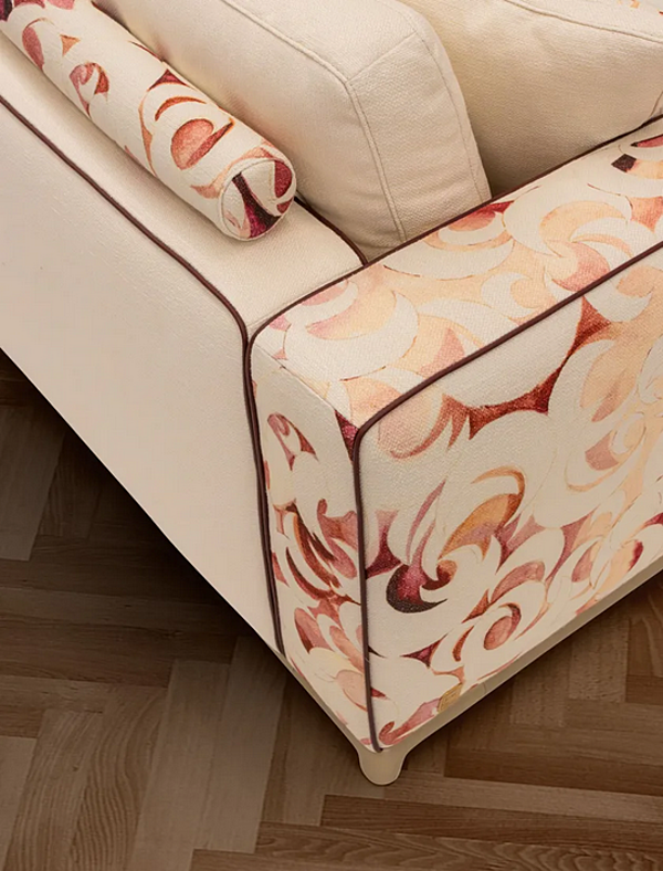 Three-seater fabric sofa with soft back FORMITALIA Moon H -Sofa-B factory FORMITALIA from Italy. Foto №5