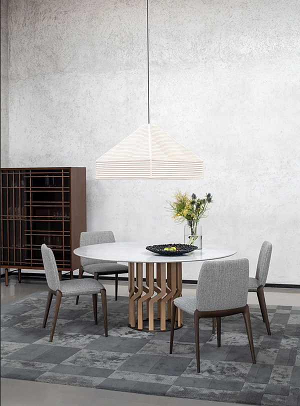 Upholstered fabric chair Hiru 947 Potocco 947 factory POTOCCO from Italy. Foto №2