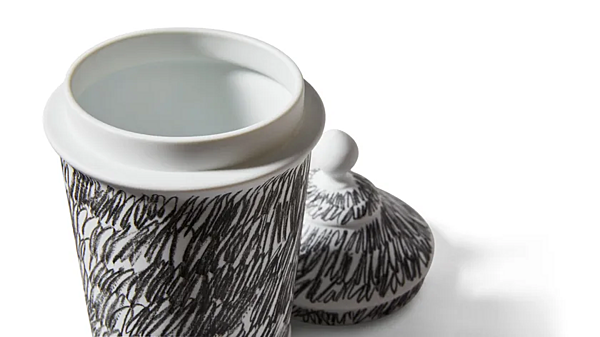 Porcelain candle holder CASSINA Post Scriptum factory CASSINA from Italy. Foto №10