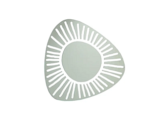 Wall Mounted Mirror Brick 98 Gervasoni factory Gervasoni from Italy