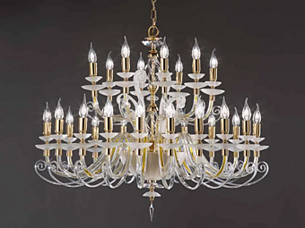 Crystal chandelier with Swarovski crystals Alicante Charm Euroluce Lampadari L16 8 factory EUROLUCE LAMPADARi from Italy