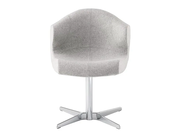 Fabric chair with 4 spoke base Alster LIGNE ROSET 10260100-10260120 factory LIGNE ROSET from Italy. Foto №1