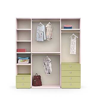 Walk-in closet Nidi Demo collection factory nidi from Italy