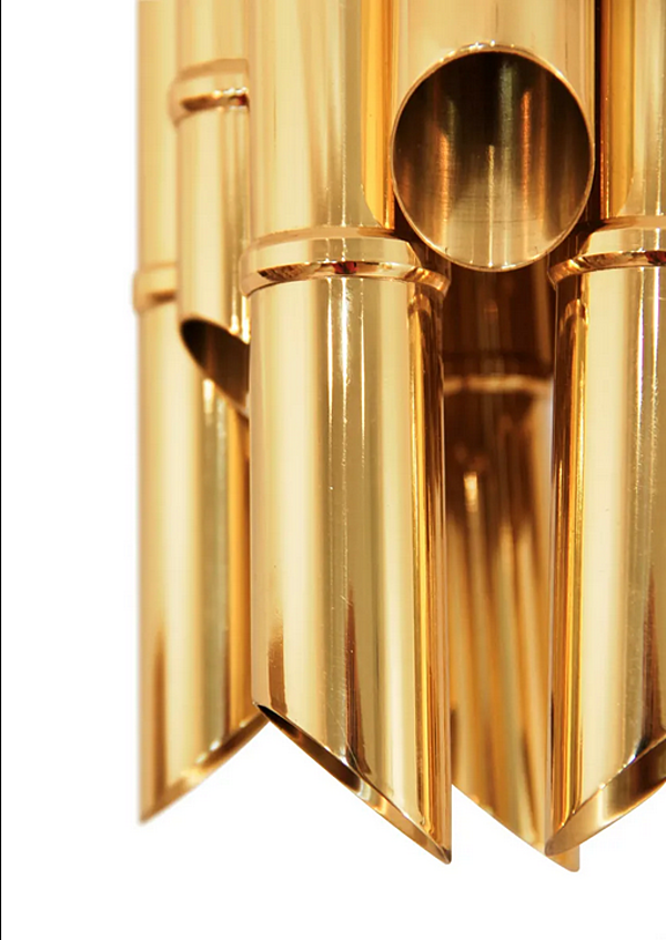Brass Pendant Lamp Saki BRABBU factory BRABBU from Italy. Foto №5