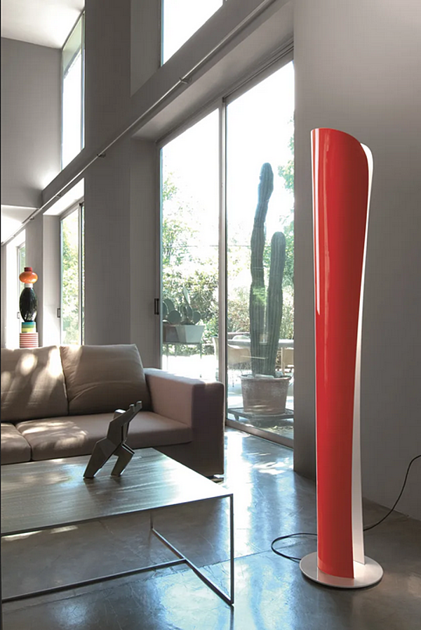 LED floor lamp in steel Cadmo Artemide factory Artemide from Italy. Foto №9