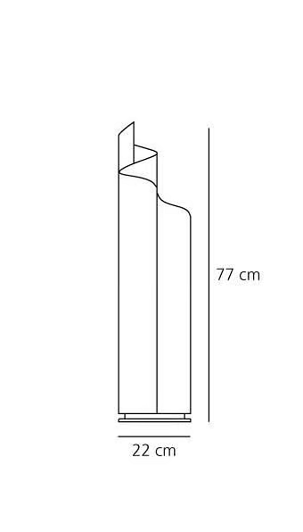 Table lamp methacrylate Mezzachimera Artemide 0055010A factory Artemide from Italy. Foto №5