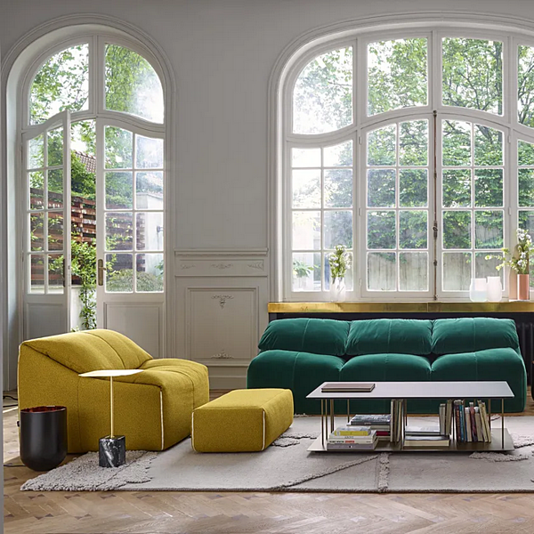 Fabric armchair with removable cover Plumy LIGNE ROSET factory LIGNE ROSET from Italy. Foto №3