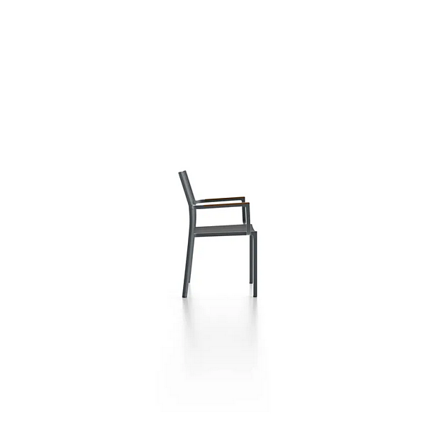 Stackable aluminium garden chair with armrests Atmosphera Sunny SUN.SB. factory ATMOSPHERA from Italy. Foto №4