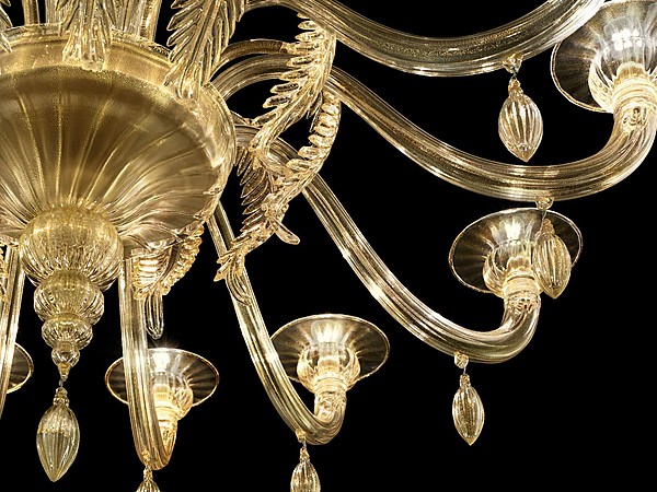 Chandelier Barovier&Toso Fez 5602/12 factory Barovier&Toso from Italy. Foto №3