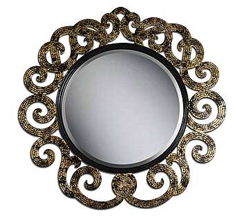 Framed Wall Mounted Mirror Novecento CARPANELLI factory CARPANELLI from Italy