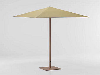 Square Aluminium Garden Umbrella KETTAL Meteo S factory KETTAL from Italy