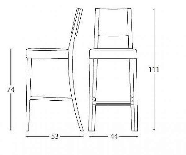 Chair MONTBEL 01584 factory MONTBEL from Italy. Foto №2