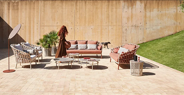 Acrylic 2-Seater Garden Sofa Emma Cross VARASCHIN 24840 factory VARASCHIN from Italy. Foto №3