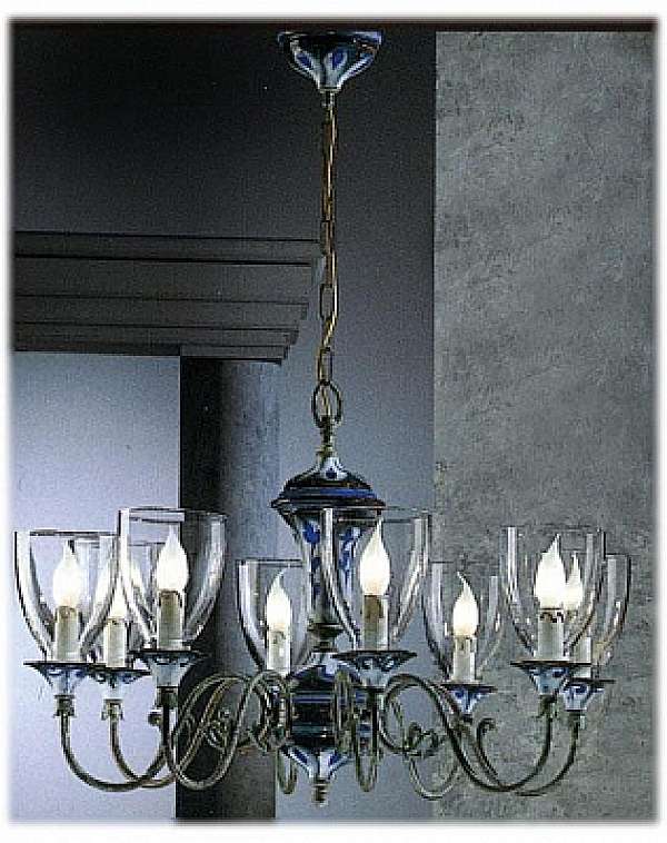 Chandelier FBAI 3132/8 factory FBAI from Italy. Foto №1