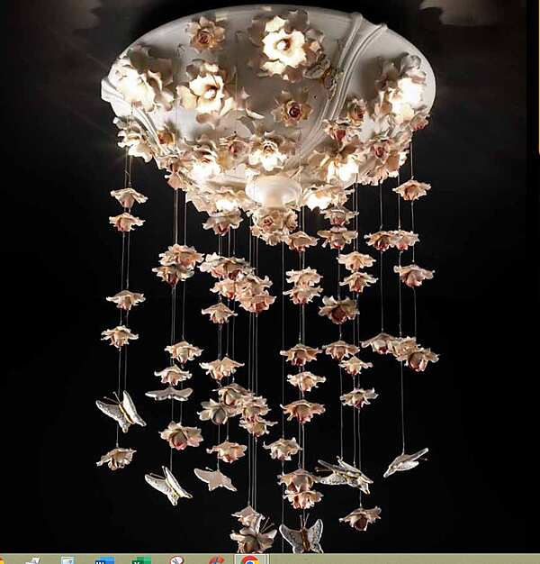 Chandelier LORENZON (F.LLI LORENZON) LS.31/2/BS/R/15F factory LORENZON (F.LLI LORENZON) from Italy. Foto №1