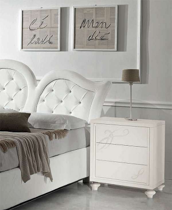 Bedside table EURO DESIGN 1592 N factory EURO DESIGN from Italy. Foto №1