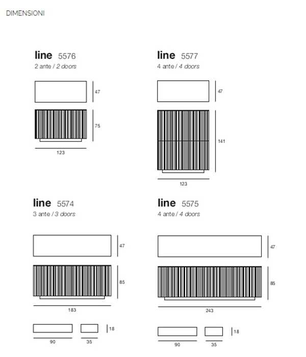 Chest of drawers PACINI & CAPPELLINI 5574 factory PACINI & CAPPELLINI from Italy. Foto №2