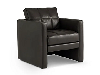 Leather Armchair with Armrests Quebec i 4 Mariani