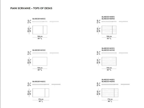 L-shaped wooden executive desk with drawers i 4 Mariani Blade factory i 4 Mariani from Italy. Foto №13