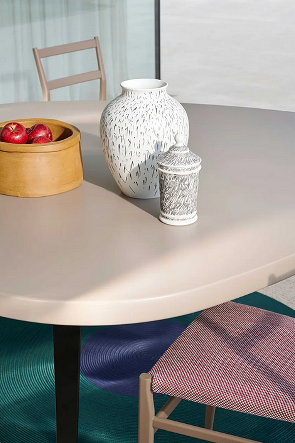 Garden table with multi-layer wood top CASSINA Mexique Outdoor factory CASSINA from Italy. Foto №16