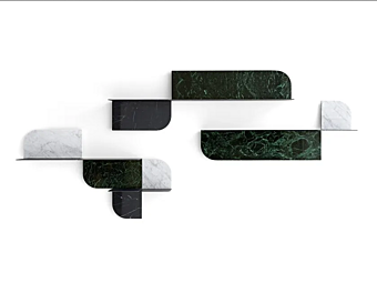 Round Marble Wall Shelf Gallotti&Radice Round Marble Wall Shelf Gallotti&Radice factory Gallotti & Radice from Italy