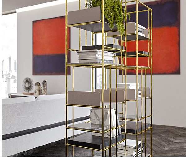 Bookcase ANGELO CAPPELLINI Opera TAYLOR 45610 factory ANGELO CAPPELLINI from Italy. Foto №2