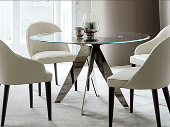 Round Crystal Living Room Table BertO