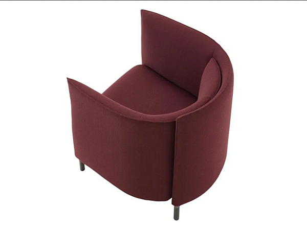 Fabric armchair with armrests LIGNE ROSET Hemicycle 14200105 factory LIGNE ROSET from Italy. Foto №3