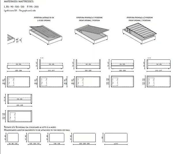 Fabric sofa bed with soft back Duomo Design Monos factory Duomo Design from Italy. Foto №8