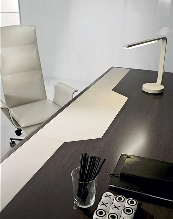 Rectangular wooden executive desk Symetria i 4 Mariani factory i 4 Mariani from Italy. Foto №11