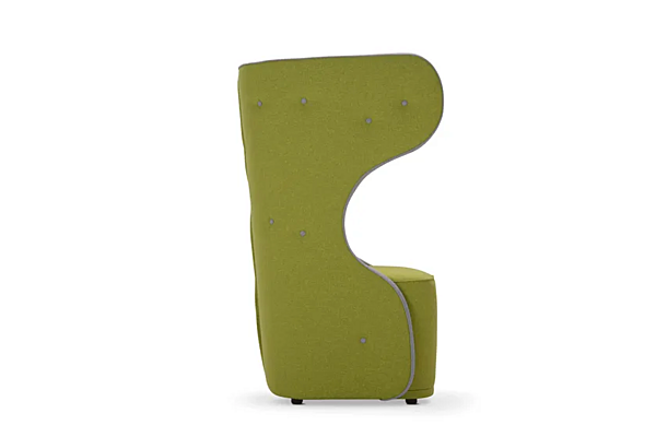 Swivel high back armchair upholstered fabric Adrenalina WOW IMB1070352 factory ADRENALINA from Italy. Foto №3