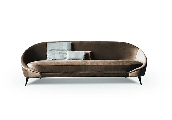 Three-Seater Sofa Fabric or Leather VIBIEFFE Nido 650 factory VIBIEFFE from Italy. Foto №2