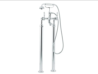 Floor standing bathtub tap with hand shower Gentry Home Berkeley factory Gentry Home from Italy