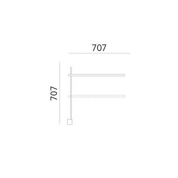 LED adjustable wall lamp Talak Professional Artemide 0677510A factory Artemide from Italy. Foto №5