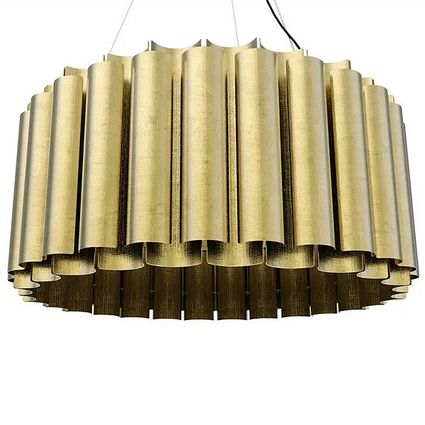 Brass pendant lamp Aurum II BRABBU factory BRABBU from Italy. Foto №3