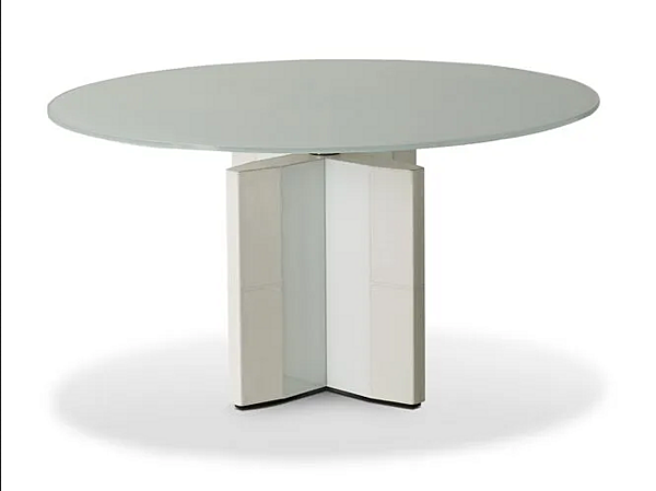Round wooden meeting table Symetria i 4 Mariani factory i 4 Mariani from Italy. Foto №1
