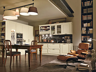 Cherry Wood Kitchen Convivio Firenze Martini Interiors Cherry Wood Kitchen Convivio Firenze Martini Interiors factory MARTINI INTERIORS from Italy