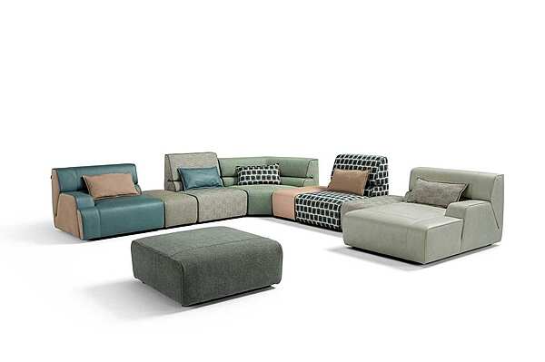 Corner Modular Sectional Fabric Sofa Babouche Egoitaliano factory Egoitaliano from Italy. Foto №5