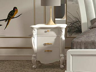Wooden bedside table with drawers CASA +39 SMERALDO C22105 Wooden bedside table with drawers CASA +39 SMERALDO C22105 factory CASA +39 from Italy