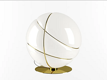 Blown Glass Table Lamp Armilla Fabbian Blown Glass Table Lamp Armilla Fabbian factory Fabbian from Italy