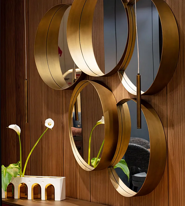 Wall Mirror Composition Bolla CASA +39 EBL001 + EBL002 factory ENCORE (by CASA +39) from Italy. Foto №6