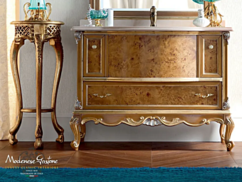 Single Solid Wood Vanity Unit with Drawers Modenese Luxury Interiors 12676 factory MODENESE GASTONE from Italy